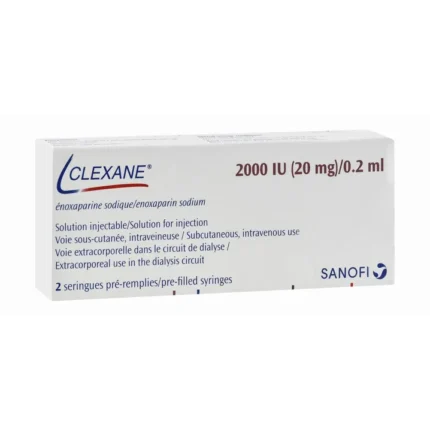 كليكسان | لعلاج الجلطات 20مج/0.2مل | 2 حقنة