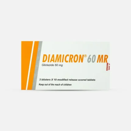 دياميكرون ام ار | علاج السكر من النوع الثاني | 60 مجم | 30 قرص