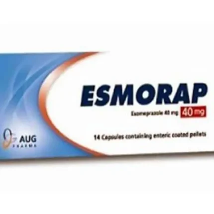 برشام ازموراب 40 esmorap دواء للحموضة والحرقان | ١٤ كبسولة