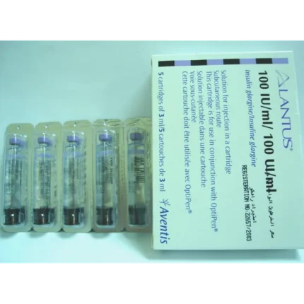 لانتوس | 100وحدة دولية/مل | 5عبوه | 3مل