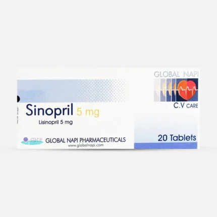 سينوبريل | يعالج ارتفاع ضغط الدم 5مج | 20 قرص