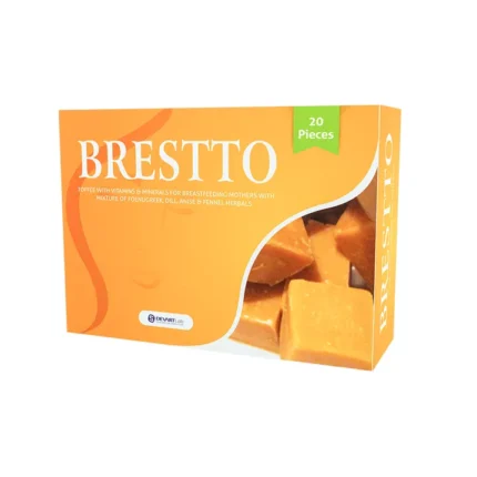 بريستو توفي brestto لزيادة اللبن للرضاعة وتكبير الثدى | 20 قطعة