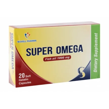 سوبر أوميجا 1000 super omega-3 كبسولات اوميجا 3 | 20 كبسولة
