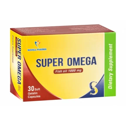 سوبر أوميجا 1000 super omega-3 كبسولات اوميجا 3 | 30 كبسولة